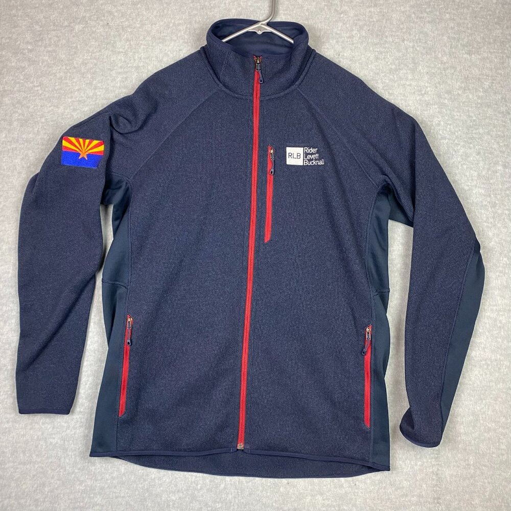 Patagonia Men's Long Sleeve Fleece Zip-Up – Extra Large, Navy Blue